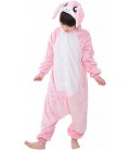 Піжама Кігурумі Для Дівчаток Kigurumi Зайчик Кролик Рожевий 100-110 см (1053)