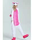 Пижама кигуруми для детей и взрослых розовый единорог | кенгуруми М, 140 см. (1618721515)