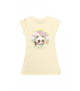 Нічна сорочка для дівчинки Фламінго текстиль 321-1006-1 р56 98см жовтий 60532