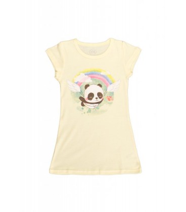 Нічна сорочка для дівчинки Фламінго текстиль 321-1006-1 р56 98см жовтий 60532