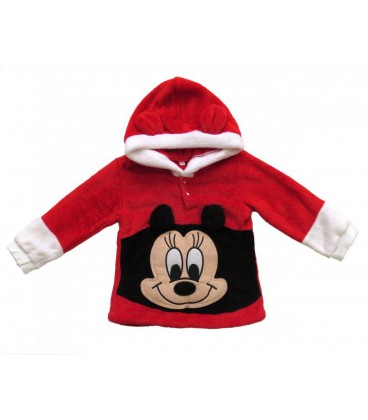 Плюшева кофта Minnie Mouse Peninsula baby для дівчинки 110 см Червона 5898