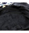 Тепла велюрова кофта Mickey Mouse Tong для дівчинки 100 см Темно-сіра з персиковим 5580