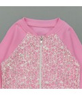 Утеплена кофта Mira tekstil для дівчинки 98 см Рожева 15041