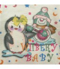 Светр Wiibery 'Пінгвін' для дівчинки 86-92 см Малиновий 12158