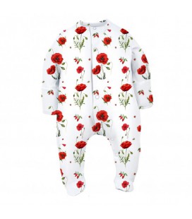 Комбінезон MYLITTLEPIE POPPIES 50-56 см. білий (K001- POPPIES)