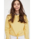 Кофта світшот H&M пд1066 жовта 170