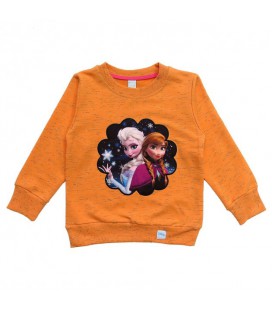 Світшот Kids collection 'Ельза і Анна' для дівчинки 98 см Помаранчевий 11858