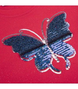 Світшот Wanex 'Butterfly' малиновий 104