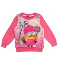 Теплий світшот Minions Kids Wear для дівчинки 110 см Рожевий 11844