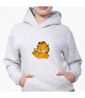 Дитячий худі Гарфілд (Garfield) Світло-сірий меланж (9298-1945) 152 см