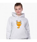 Дитячий худі Гарфілд (Garfield) Світло-сірий меланж (9298-1944) 164 см