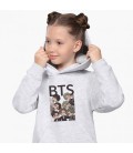 Дитячий худий БТС (BTS) Світло-сірий меланж (9298-3275) 140 см