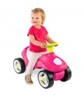 Машинка-каталка для малюка Bubble Go 2 в 1 зі знімною ручкою, рожева Smoby 720102 Рожевий