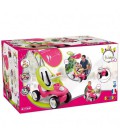 Машинка-каталка для малюка Bubble Go 2 в 1 зі знімною ручкою, рожева Smoby 720102 Рожевий