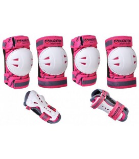 Захист дитячий для роликів та самокату Maraton Fire Fox Рожевий розмір М (5002)
