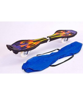 Скейтборд двоколісний RipStik ролерсерф SK-004S (синий-помаранчевий колір)