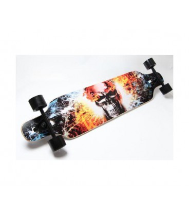 Лонгборд Free riding Board Fire Skull