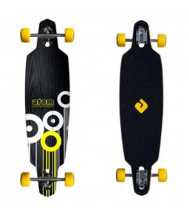 Лонгборд Atom 36' Drop Through Black/Yellow