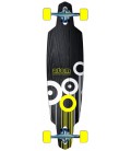 Лонгборд Atom 36' Drop Through Black/Yellow