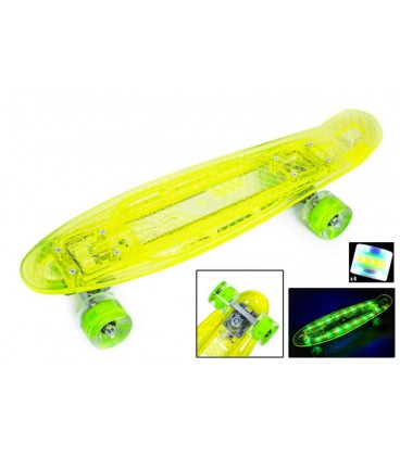 Скейт Penny Board 'Led'. Жовтий 769663037