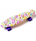Скейт Penny Board 'Violet Flowers' 1585839865