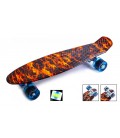 Скейт Penny Board 'Fire' Світяться колеса Fire