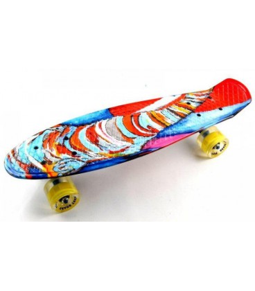 Скейт Penny Board 'Funny elephant' Світяться колеса PG071