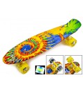 Скейт Penny Board 'Sunflowers' Світяться колеса 1100060646