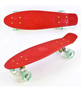 Скейт Пенні борд 55см (червоний) Best Board (8080)