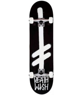 Скейт Компліт DEATHWISH GANG LOGO Blk/Wht 7.5 FA20