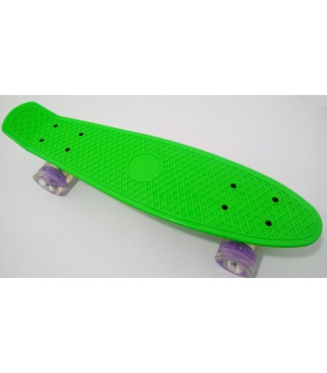 Penny Board. Green. Світяться колеса.