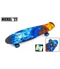 Penny Board Nickel 27' 'Fire and Ice' Світяться колеса.