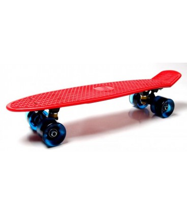 Penny Board. Red. Світяться колеса.