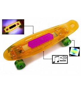 Penny 'Fish Skateboard Original' Orange. Музична і світиться дека!