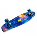 Пенні борд (Penny Board) Nickel 27' з колесами що світяться, Universe