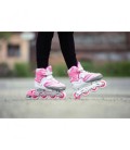 Роликові ковзани SportVida 4 в 1 SV-LG0012 Size 39-42 White/Pink