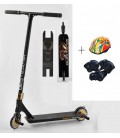 Самокат трюковый Best Scooter Simbiote Black Gold 120 мм литый диск 2 пеги + защита (SL1631-GJ)