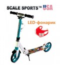 Дитячий самокат SCALE SPORTS (SS-15) Тіффані + LED-ліхтарик