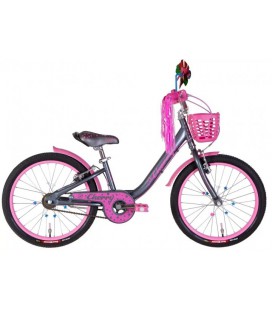 Дитячий Велосипед 16' Formula CHERRY 2022 Розмір 8.5' темно-сірий з рожевим