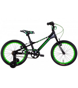 Велосипед Formula SLIM AL 18' 2022 чорно-зелений