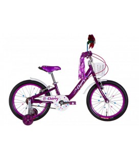 Велосипед Formula CHERRY 18' 2022 фіолетовий з білим