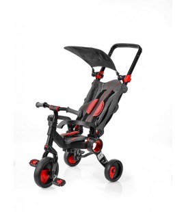 Триколісний велосипед Galileo Strollcycle Black червоний