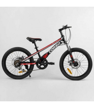 Спортивний велосипед дитячий 20'' CORSO 'Speedline' MG-29535 з магнієвою рамою, Shimano Revoshift, 7 швидкостей