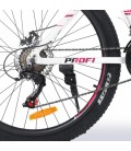 Велосипед 'OPTIMAL' PROF1 G26OPTIMAL A26.5 26 д. Алюм.рама 16,5', SHIMANO 21SP, алюм., DB, CS TZ500, біло-бірюзовий