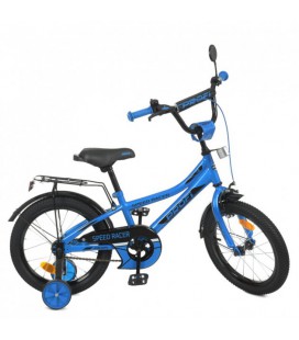 Велосипед дитячий PROF1 Y18313 18 дюймів, синій