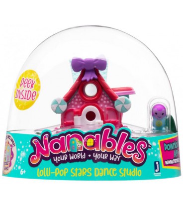 Ігрова фігурка Nanables Jazwares Small House Студія танцю Луї-Поп 8 см (NNB0016)