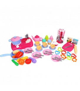 Іграшка 'Кухня з набором посуду' 49,3х38х12 см Технок Різнокольоровий (2000002176206)