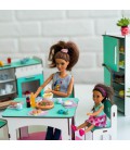 Меблі для лялькового будиночка Barbie NestWood Кухня м'ятна (kmb004m)