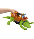 Динозавр Соркозух Крокодил З Фігуркою Пірата Shrikesuchus Crocodile Croc Pirate Hook Fisher-Price