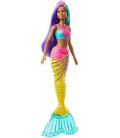 Лялька-русалка Barbie Dreamtopia Mermaid Барбі Дрімтопія з бірюзово-бузковим волоссям (GJK10)